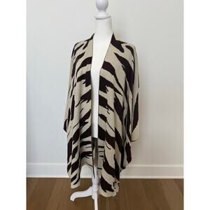 Chicos Animal Print Wrap Cotton Blend‎